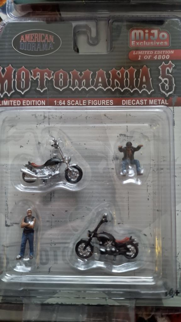 Motormania #5 Figuur Set American Diorama 1:64, Hobby en Vrije tijd, Modelbouw | Figuren en Diorama's, Nieuw, 1:50 of kleiner