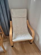 Ikea Poang kinderstoel - prima staat!, Huis en Inrichting, Stoelen, Ophalen, Hout, Gebruikt, Wit
