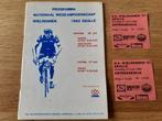 wielrennen programmaboekje nk 1982 geulle, Ophalen of Verzenden, Gelezen, Lopen en Fietsen