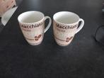 Twee cappuccino Mokken, Huis en Inrichting, Keuken | Servies, Ophalen of Verzenden, Zo goed als nieuw, Overige stijlen, Kop(pen) en/of Schotel(s)