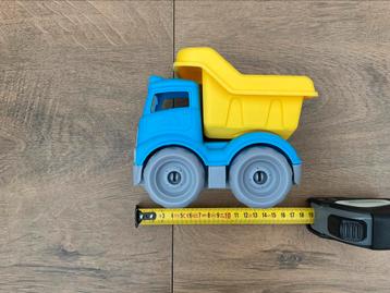 Zgan blauw grijs gele kiepwagen vrachtwagen, niet kapot beschikbaar voor biedingen