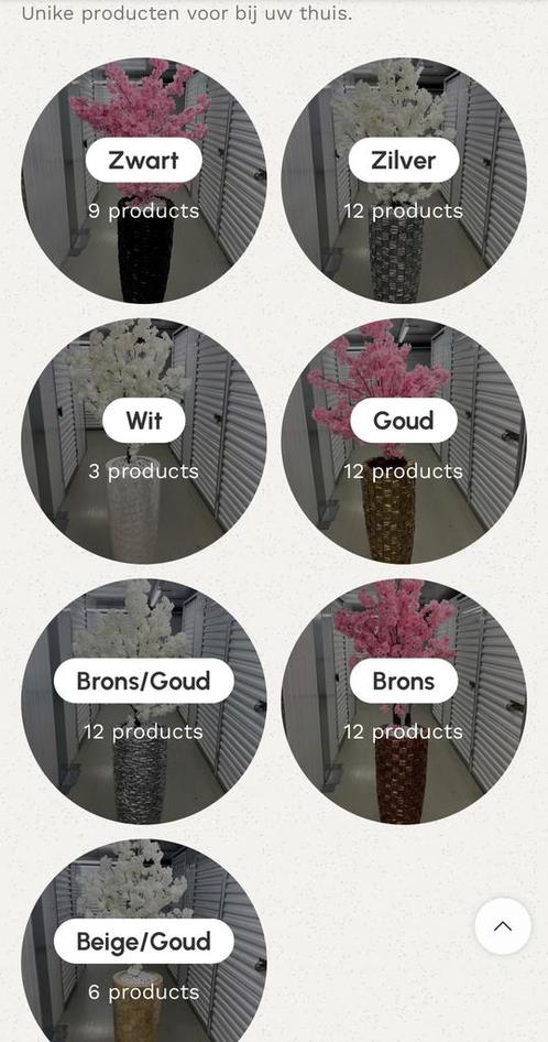 Luxe vazen alle kleuren schelpenvazen. Schelp vaas,schelp, Huis en Inrichting, Woonaccessoires | Vazen, Nieuw, Minder dan 50 cm