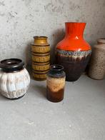 Diverse west germany vazen., Gebruikt, Overige kleuren, Aardewerk of Porselein, Ophalen of Verzenden