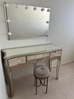 Kaptafel met spiegel, 100 tot 150 cm, Ophalen of Verzenden, Zo goed als nieuw, Minder dan 100 cm
