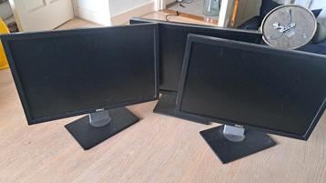 Dell Monitoren schermen - Set van 3 beschikbaar voor biedingen