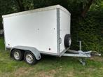 Anssems gesloten aanhanger, dubbelasser, geremd, Ophalen, Gebruikt