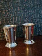 2 vaasjes voor koffie lepeltjes / taart vorkjes - alessi, Ophalen of Verzenden, Overige materialen, Overige stijlen, Overige typen