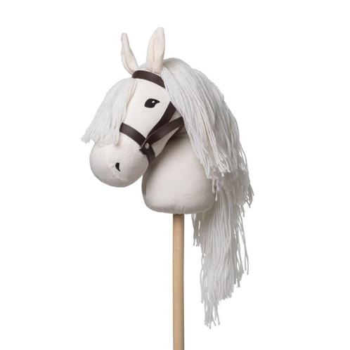 Hobby Horse Stokpaard wit met rugzakje, Kinderen en Baby's, Speelgoed | Knuffels en Pluche, Nieuw, Ophalen of Verzenden
