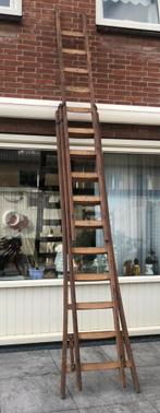 Wienese Houten Reform Opsteek Ladder 3x10 treden izgst, Doe-het-zelf en Verbouw, Ladders en Trappen, Ophalen, Gebruikt, Ladder