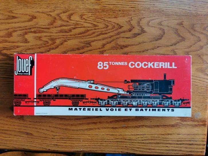 Jouef 85 Ton Cockerill HO Kraan, Hobby en Vrije tijd, Modeltreinen | H0, Gebruikt, Wagon, Gelijkstroom of Wisselstroom, Jouef
