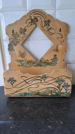 ART NOUVEAU DECORATIEVE WAND OF BRIEVENHOUDER - SPIEGEL  ENZ, Antiek en Kunst, Verzenden