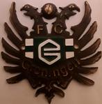 F.C. Groningen  schildje brons., Ophalen of Verzenden, Zo goed als nieuw, Overige onderwerpen