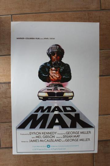 filmaffiche Mad Max Mel Gibson 1979 filmposter beschikbaar voor biedingen