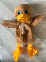 Handpop poppenkastpop eend eendje vogel, Ophalen of Verzenden, Zo goed als nieuw, Eend