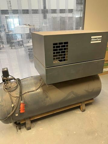 Atlas copco compressor met geluid demping beschikbaar voor biedingen