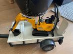 Jeep met aanhanger en graafmachine, Ophalen of Verzenden, Zo goed als nieuw