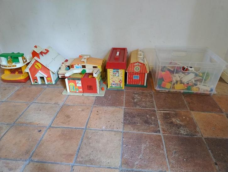 Vintage Fisher Price, Kinderen en Baby's, Speelgoed | Fisher-Price, Gebruikt, Speelset, Ophalen