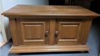 Eiken TV meubel, Huis en Inrichting, Kasten | Televisiemeubels, Ophalen, Gebruikt, 100 tot 150 cm, Eikenhout