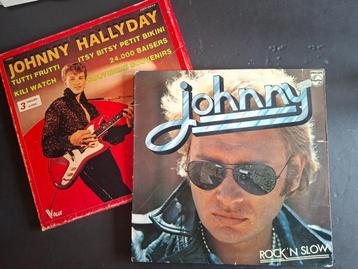 JOHNNY HALLYDAY - 5 LP's oa 3LP-box  beschikbaar voor biedingen
