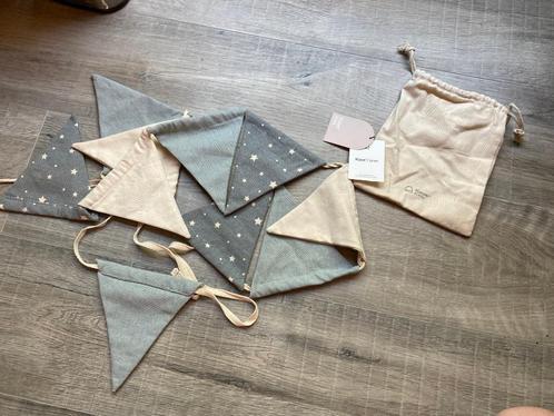 Als nieuw stoffen 10 vlaggetjes vlaggenlijn Kave Kids blauw, Kinderen en Baby's, Kinderkamer | Inrichting en Decoratie, Zo goed als nieuw