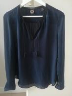 Maison scotch blouse donkerblauw, Kleding | Dames, Blouses en Tunieken, Blauw, Ophalen of Verzenden, Zo goed als nieuw, Maat 36 (S)