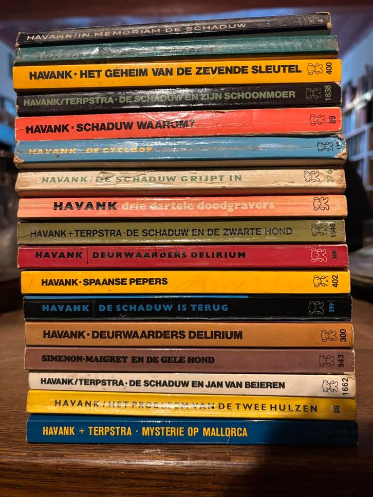Havank Boeken Collectie (16 stuks), Boeken, Detectives, Gelezen, Ophalen of Verzenden