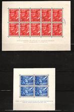 916nvph 402b-403b blokken legioenzegels 1942 gebruikt zie sc, Postzegels en Munten, Postzegels | Nederland, Ophalen of Verzenden