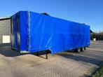 VELDHUIZEN Be oplegger semi gesloten huif 9.8 ton (bj 2007), Auto's, Vrachtwagens, Blauw, Overige brandstoffen, Origineel Nederlands
