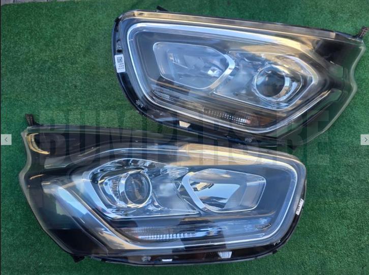 Koplamp FORD TRANSIT CUSTOM FACELIFT LENS + LED HEADLAMPS SE, Auto-onderdelen, Verlichting, Gebruikt, 6 maanden garantie, Ophalen of Verzenden