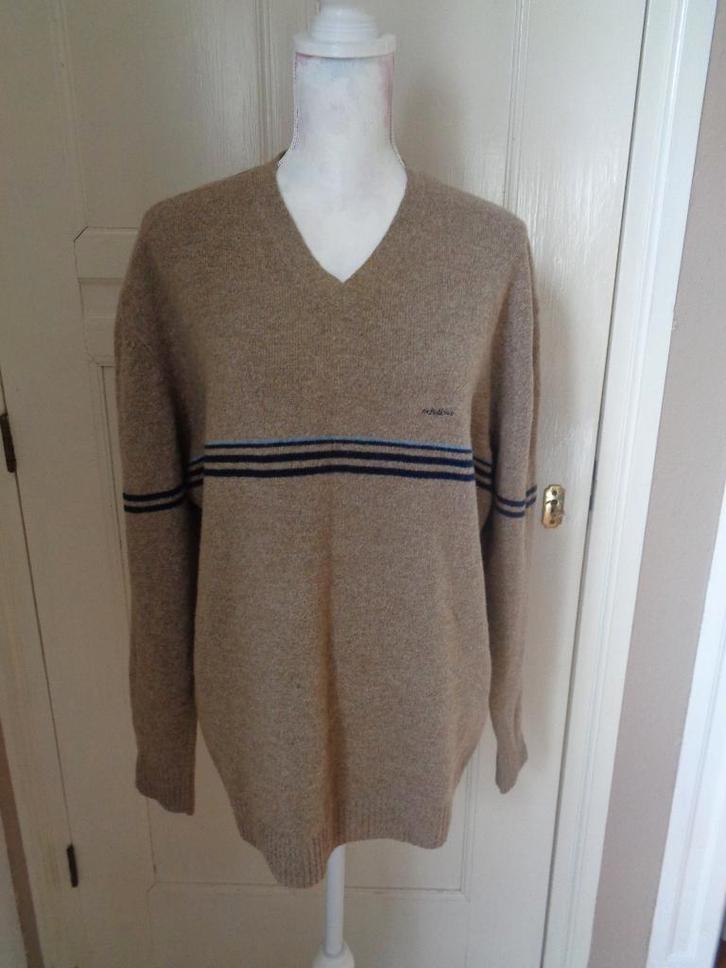 FOR FELLOWS scheerwollen trui:mt XL, Kleding | Heren, Truien en Vesten, Zo goed als nieuw, Maat 56/58 (XL), Beige, Ophalen of Verzenden