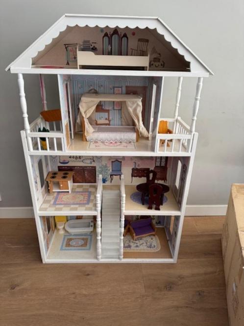 Kidkraft Poppenhuis Savanna Hoogt130, Breedte85, Diepte 35cm, Kinderen en Baby's, Speelgoed | Poppenhuizen, Zo goed als nieuw