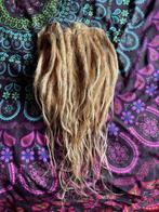 Setje blonde human hair clip dreads extensions nu 270€, Ophalen of Verzenden, Nieuw, Pruik of Haarverlenging