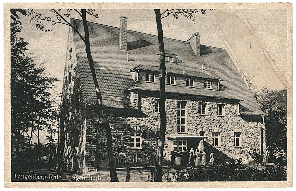 965110 Langenberg Jugendherberge D leuke kaart Onbeschreven, Ophalen of Verzenden, 1940 tot 1960, Ongelopen, Duitsland