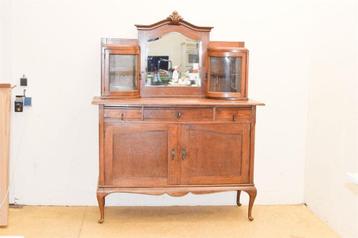 Houten dressoir met opzetstuk 46062 beschikbaar voor biedingen