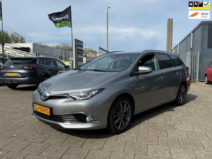 Toyota Auris Touring Sports 1.8 Hybrid Lease Exclusive, Auto's, Toyota, Bedrijf, Te koop, Auris, ABS, Achteruitrijcamera, Airbags