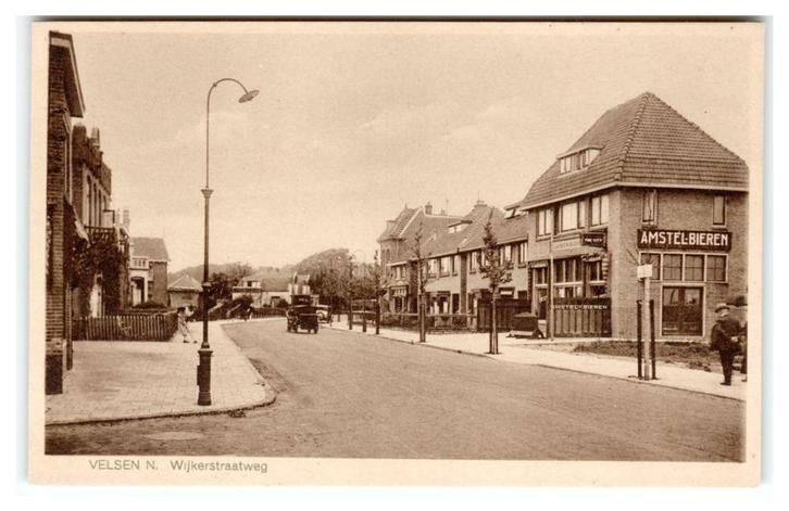 Velsen N, Wijkerstraatweg, Verzamelen, Ansichtkaarten | Nederland, Ongelopen, Noord-Holland, 1920 tot 1940, Verzenden