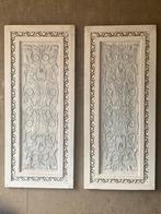 Set brocante muurdecoratie wandpanelen, Huis en Inrichting, Woonaccessoires | Wanddecoraties, Ophalen, Zo goed als nieuw