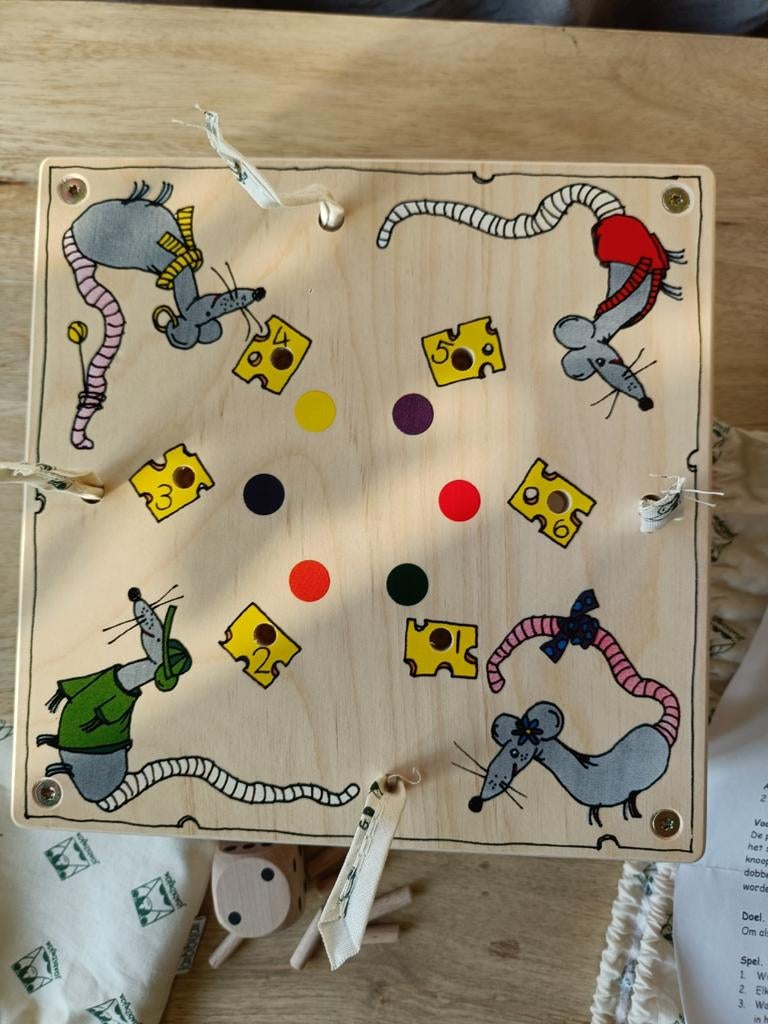 Houten spel van Janbibejan: Muizenhuis, Kinderen en Baby's, Speelgoed | Houten speelgoed, Nieuw, Ophalen of Verzenden