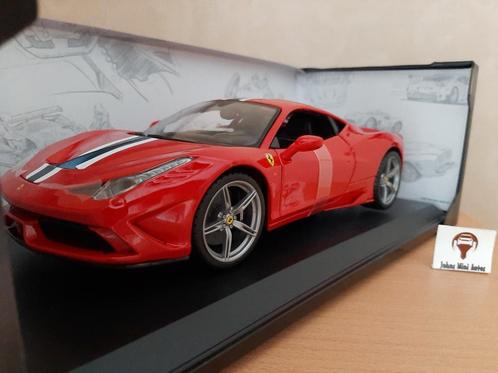 Ferrari 458 Speciale rood van Bburago 1:18, Hobby en Vrije tijd, Modelauto's | 1:18, Nieuw, Auto, Bburago, Ophalen of Verzenden
