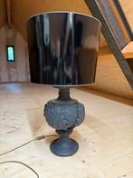 Zwarte decoratieve tafellamp – 58 cm hoog, Ophalen of Verzenden, Zo goed als nieuw, Minder dan 50 cm