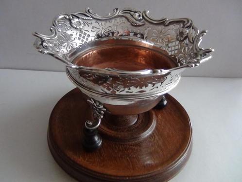 Antiek zilver 19e eeuw EE21 pijpencomfort +koperenbak, Antiek en Kunst, Antiek | Goud en Zilver, Zilver, Ophalen of Verzenden