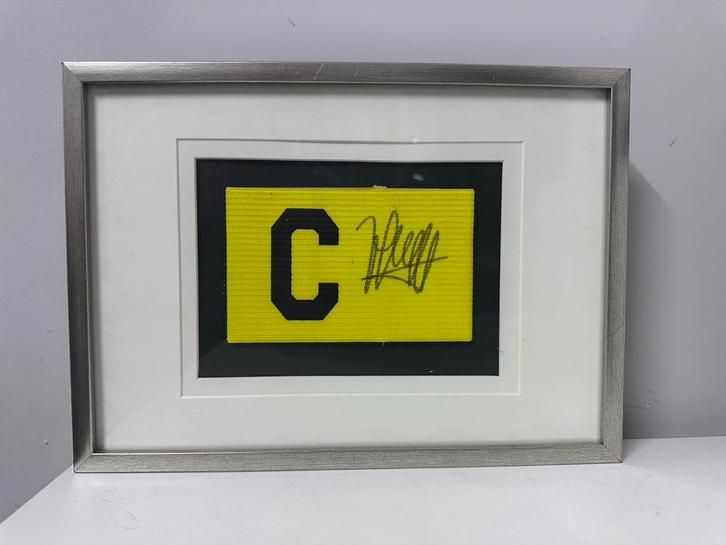 Gesigneerde aanvoerdersband Johan Cruijff met certificaat, Verzamelen, Sportartikelen en Voetbal, Zo goed als nieuw, Overige typen