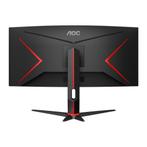 AOC CU34G2XP 34 inch curved QHD 180Hz gaming monitor - Nieuw, Computers en Software, Monitoren, Ruilrijk, Zo goed als nieuw, Info@ruilrijk.nl