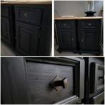 Luxe Set nachtkastjes massief hout prachtig, Minder dan 50 cm, Gebruikt, 1 of 2 laden, Ophalen of Verzenden