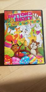 dvd pasen met buttons & rusty de verdwenen eieren, Avontuur, Alle leeftijden, Ophalen of Verzenden, Zo goed als nieuw