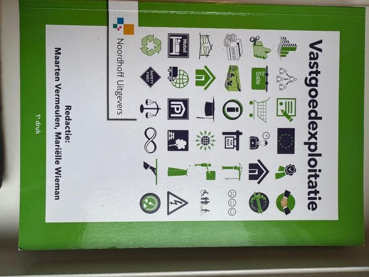 Vastgoedexploitatie – Noordhoff Uitgevers (1e druk), Boeken, Studieboeken en Cursussen, Zo goed als nieuw, HBO, Beta, Ophalen of Verzenden