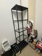 Industriële kast met glazen planken, Huis en Inrichting, Ophalen of Verzenden, Gebruikt