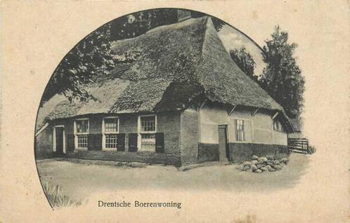 (300-308-047) Drentsche Boerenwoning, Verzamelen, Ansichtkaarten | Nederland, Drenthe, Verzenden