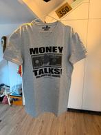 American Jiggs T-shirt - Money Talks!, Ophalen of Verzenden, Zo goed als nieuw, Maat 56/58 (XL), Grijs