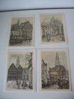 Anton Pieck Kerstkaarten - Vintage - Amersfoort Haarlem p.st, Ophalen of Verzenden, 1960 tot 1980, Ongelopen, Feest(dag)